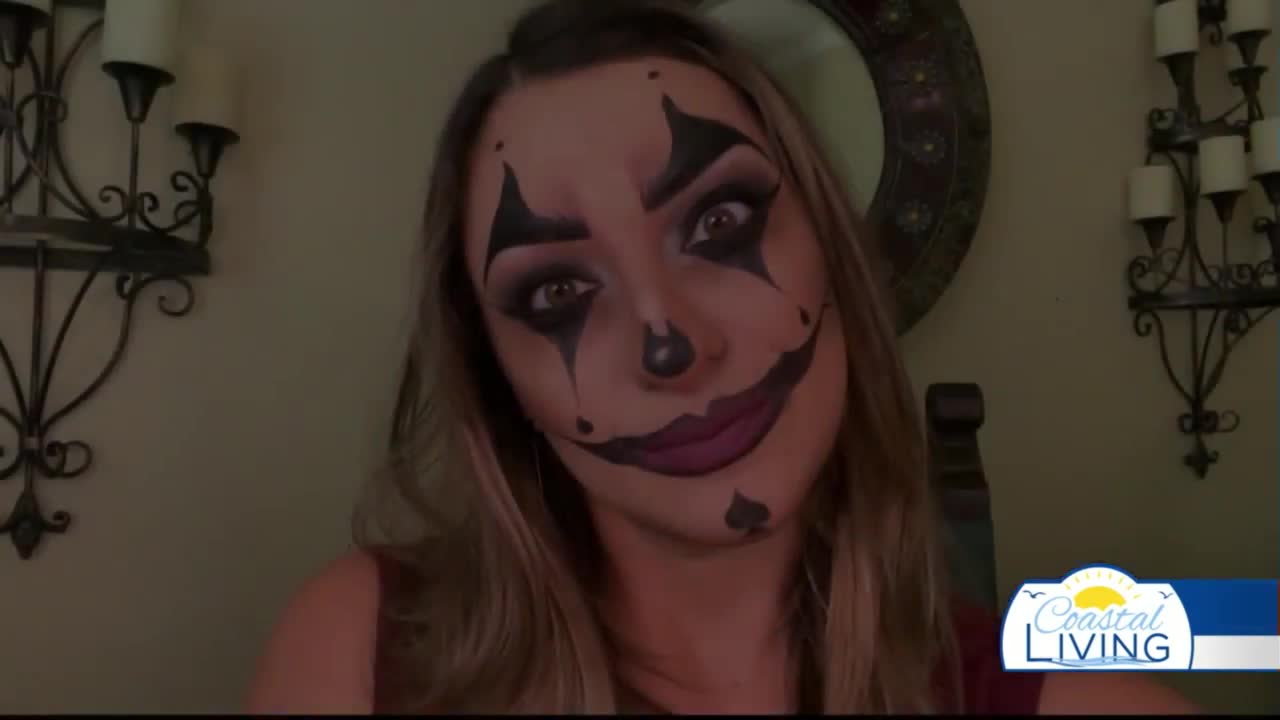 halloween jester makeup