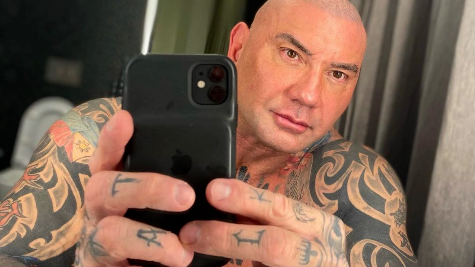 Dave Bautista covered up his Team Pacquiao logo tattoo after Manny  Pacquiaos antigay remarks  YouTube