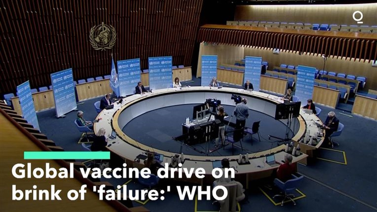 WHO: Global Vaccine Drive on ‘Precipice of Failure’ Due to Inequality