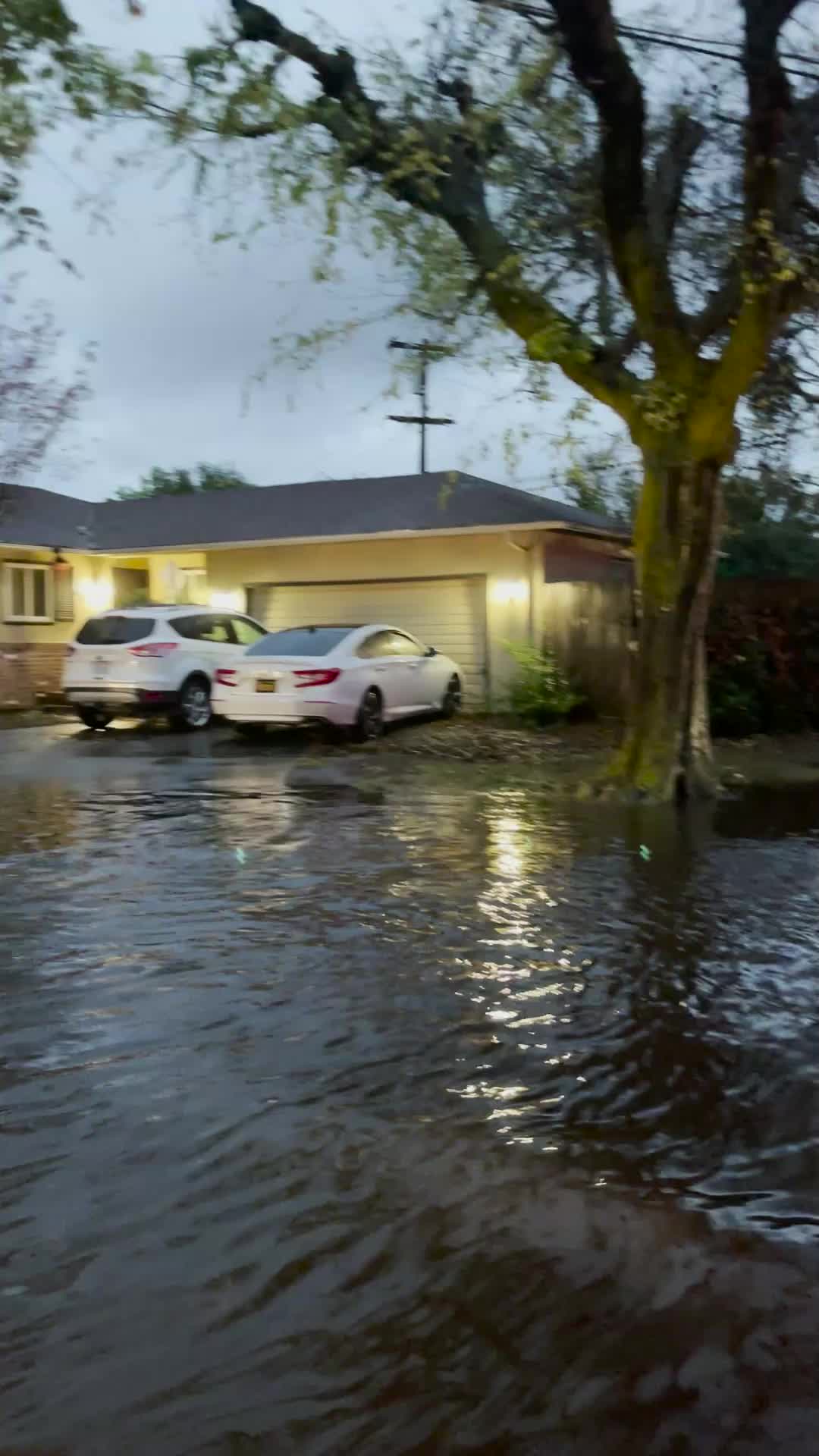 Stockton Hit With Flooding After Historic California Rainfall