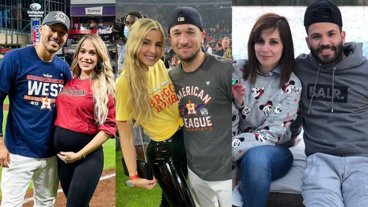 Astros stars celebrate big win with their families on the field - ABC13  Houston