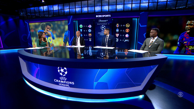 cbs champions league studio