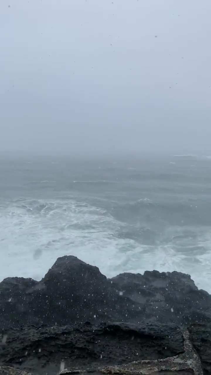 King Tides, Hail Lash Pacific Northwest Coastline [Video]