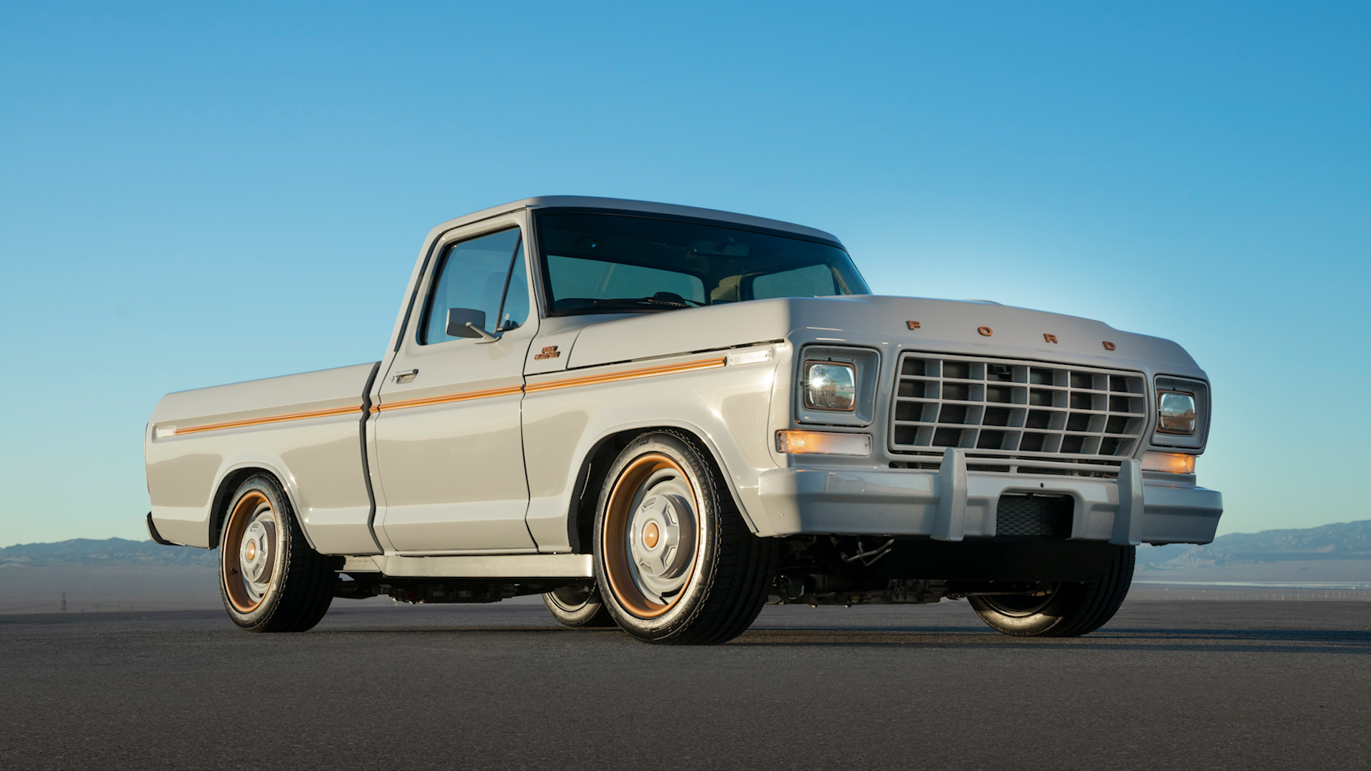 A classic Ford pickup truck gets an allelectric restomod
