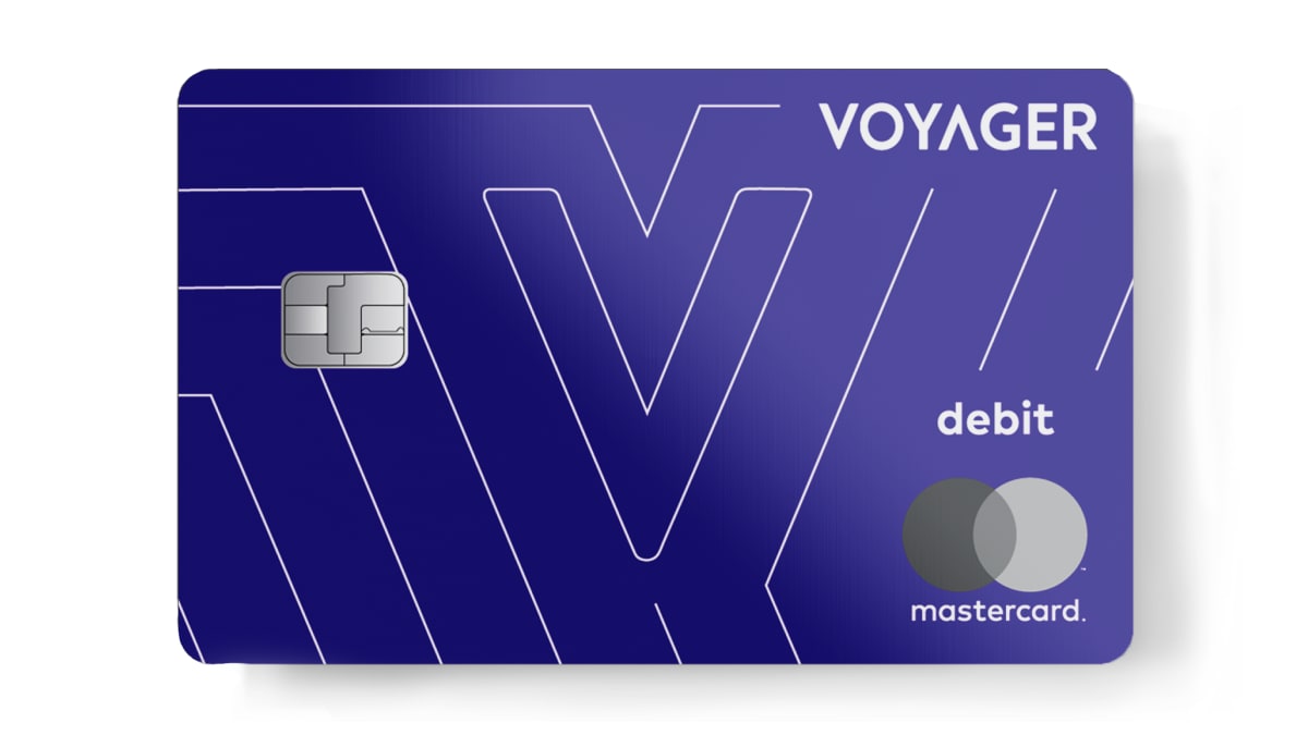 voyager crypto debit card