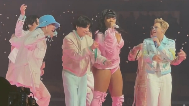 BTS Surprises Fans With Megan Thee Stallion for 'Butter' Remix During