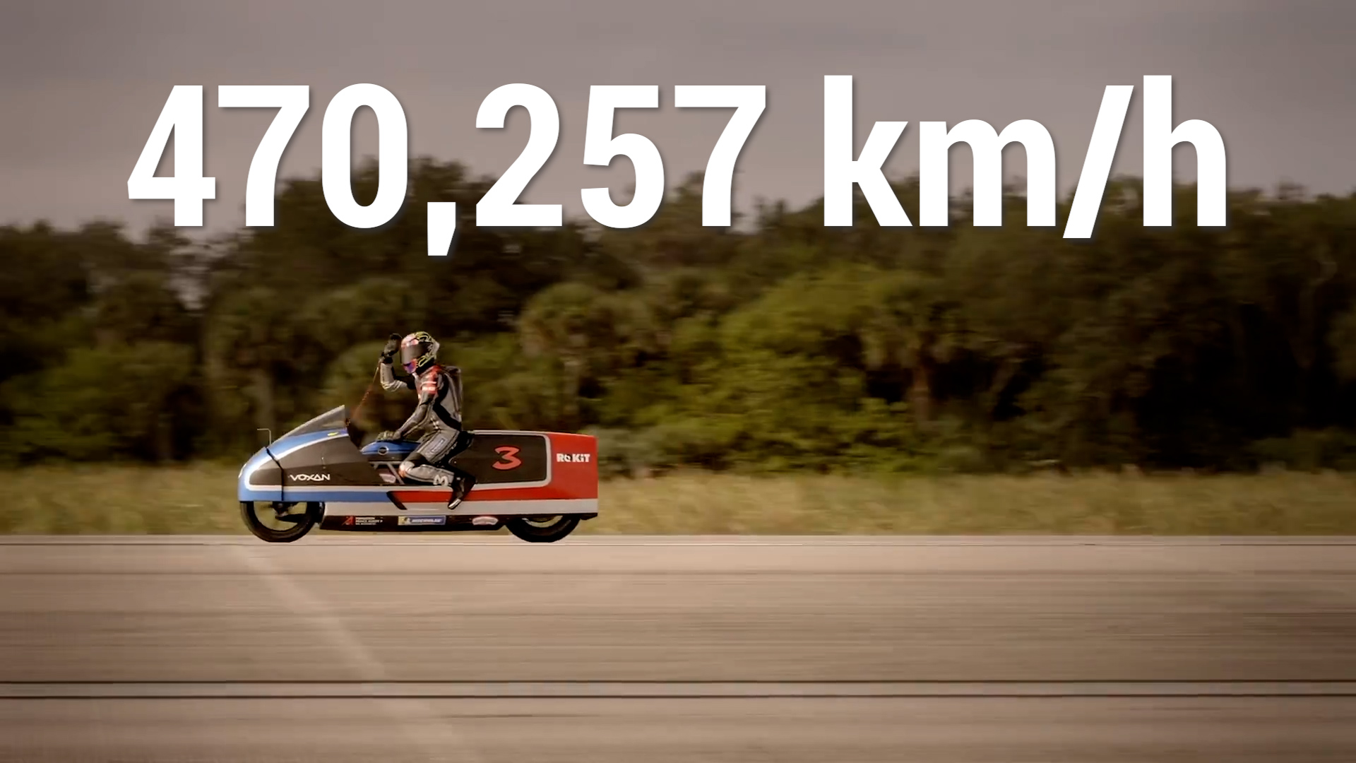 456 km/h: Weltrekord für Elektro-Motorrad