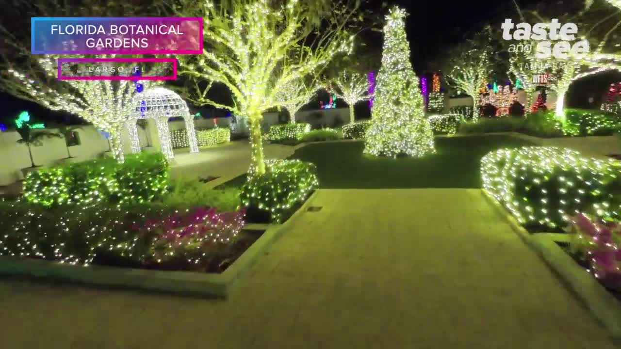 largo botanical gardens holiday lights