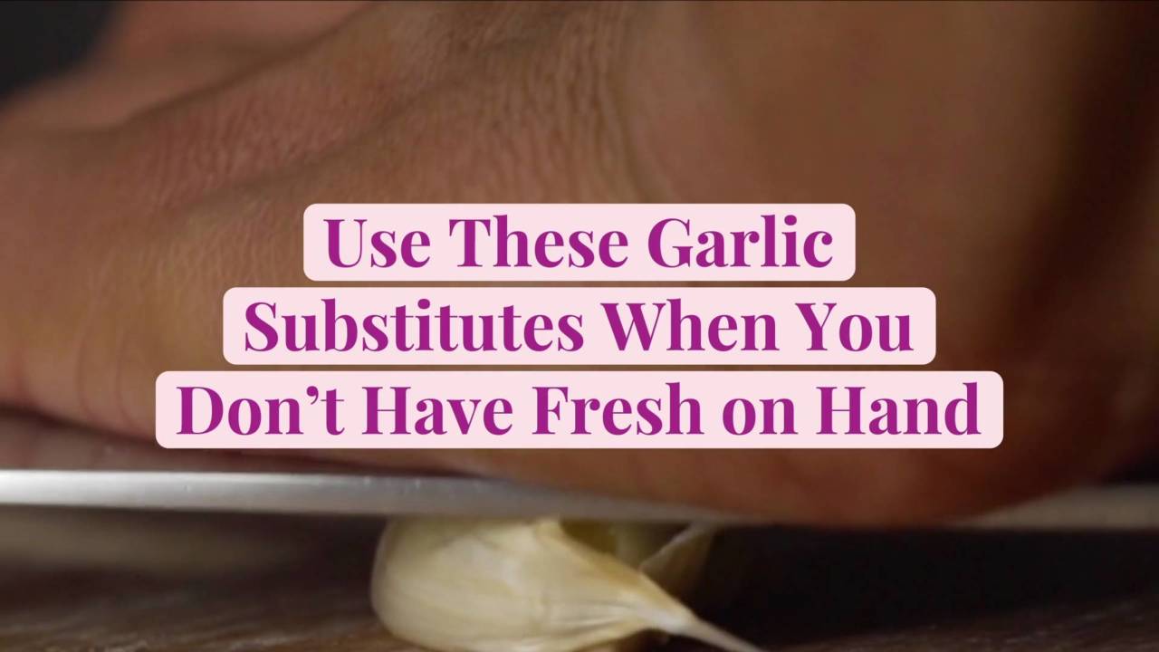 The Best Substitute for Fresh Garlic