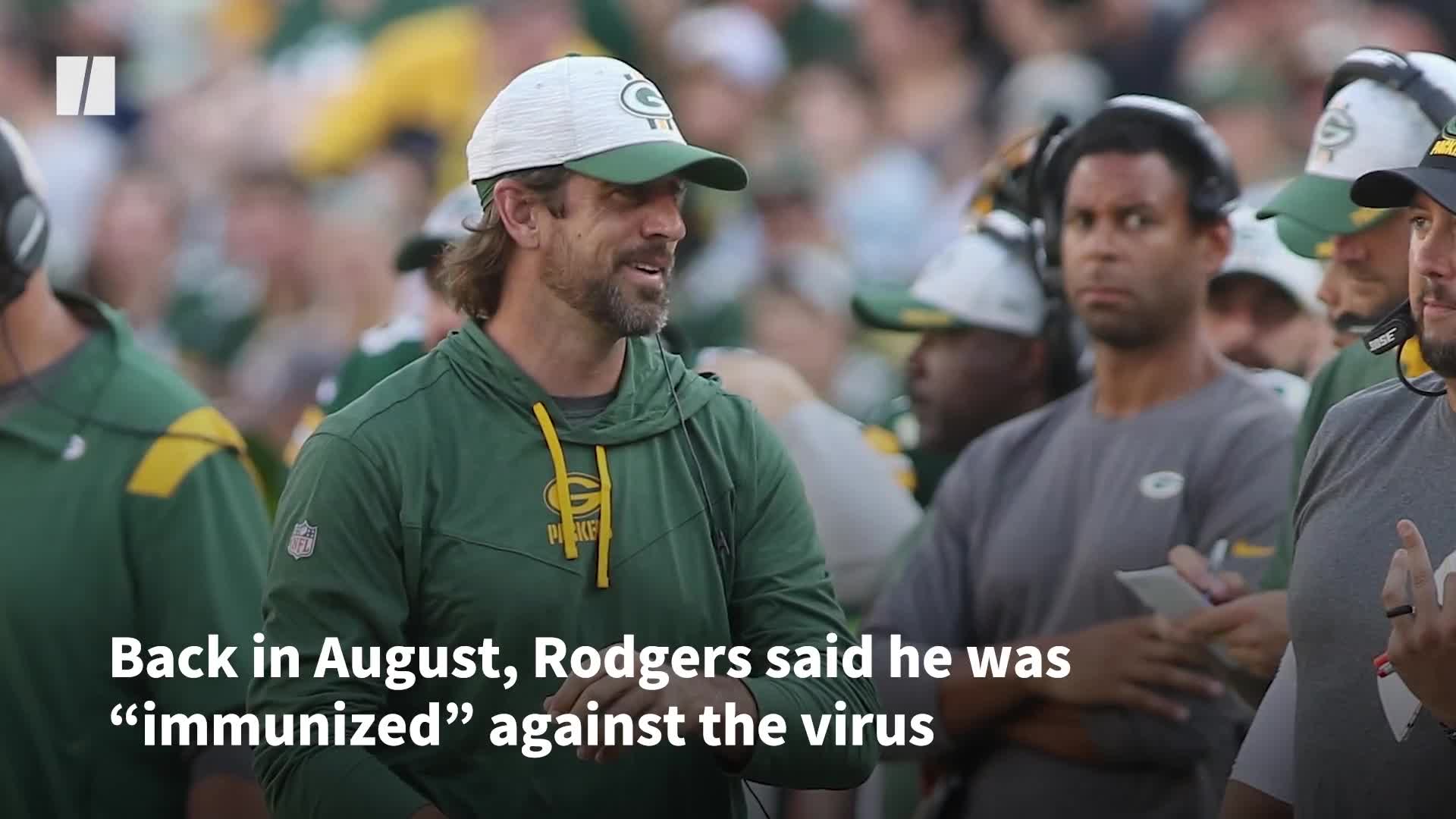 Aaron Rodgers dons anti-cancel culture hoodie on 'The Pat McAfee Show'