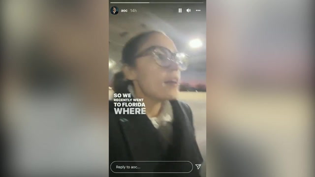 AOC trolls Republicans with video of boyfriend's feet