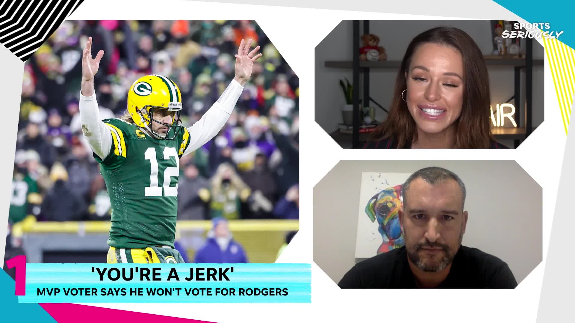 NFL MVP Voter Calls Aaron Rodgers a 'Jerk' and 'Bad Guy,' Says He Won't  Vote for Him (UPDATE)