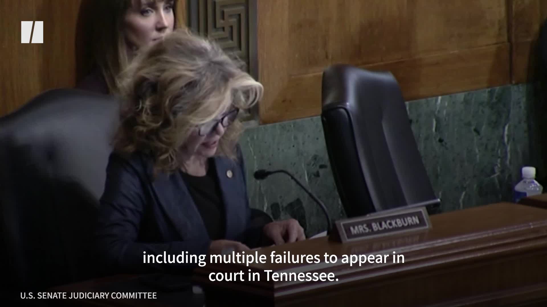 Marsha Blackburn Criticizes Black Judicial Nominee S Rap Sheet Of Speeding Tickets