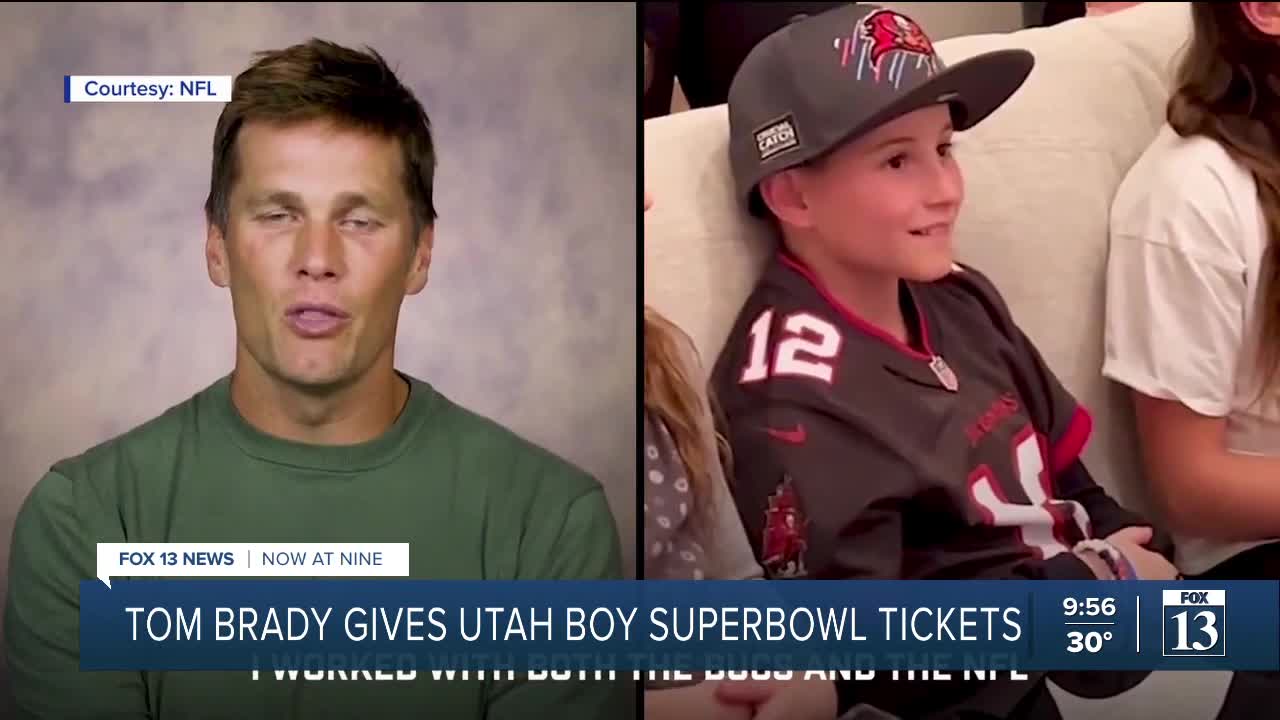 Tom Brady, NFL Gift Super Bowl Tickets To Young Cancer Survivor From Utah