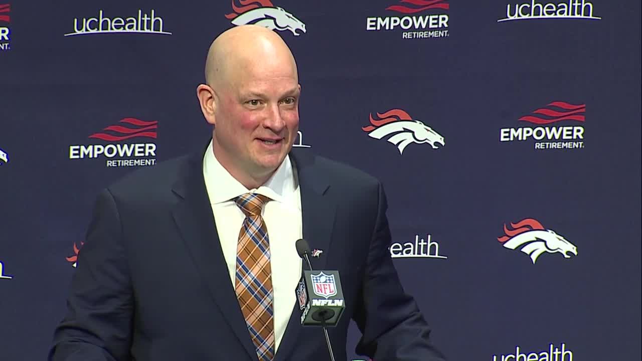 Denver Broncos introduce Nathaniel Hackett as new head coach 