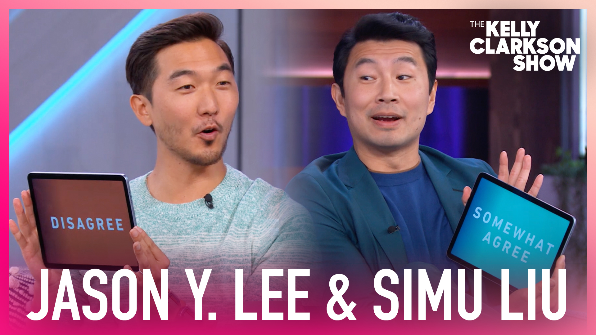 Simu Liu And Pal Jason Y. Lee Debate If It's Okay To Stay In Touch With An  Ex