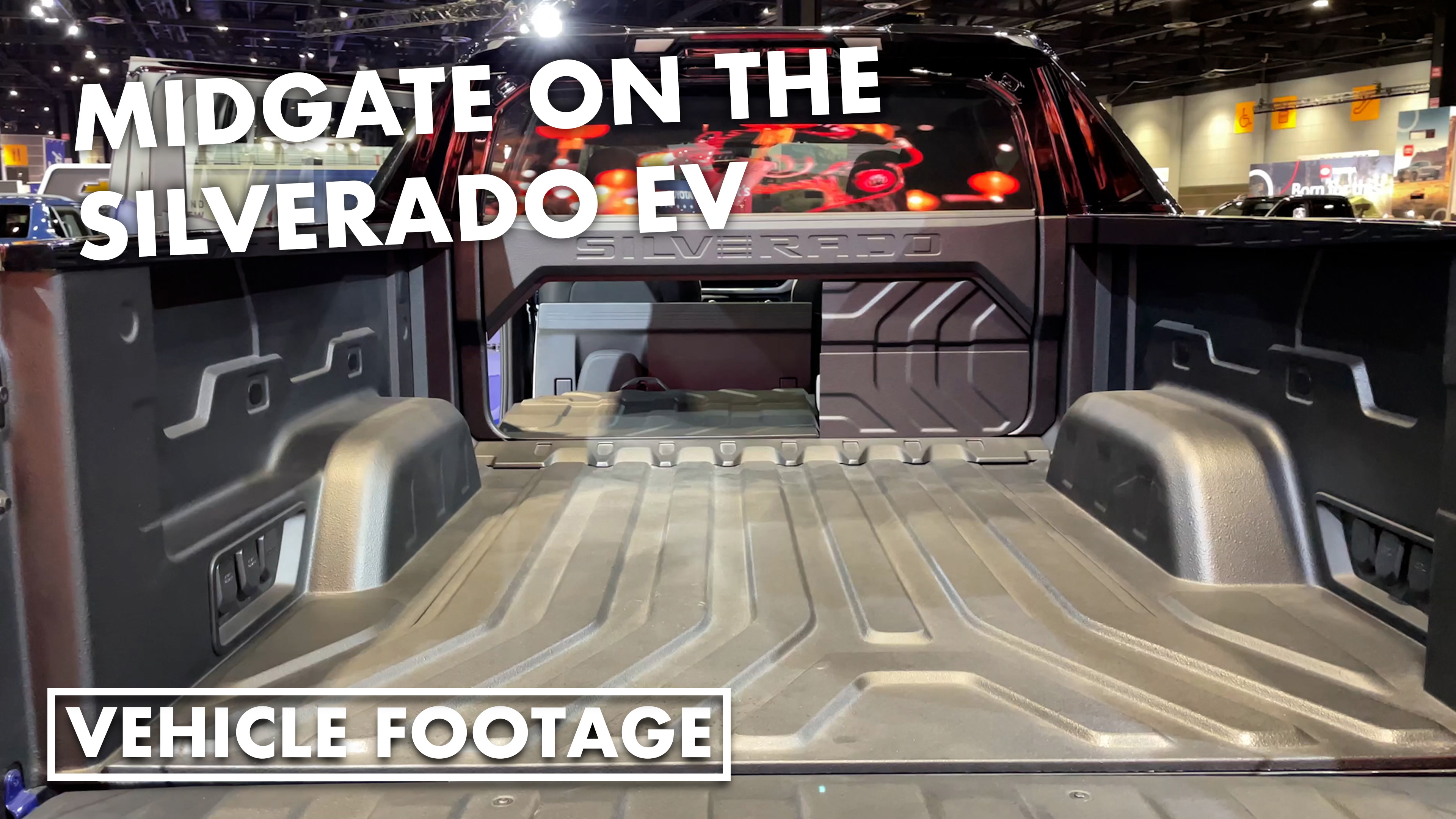 2024 Chevy Silverado EV's party tricks is the Midgate 2022 Chicago