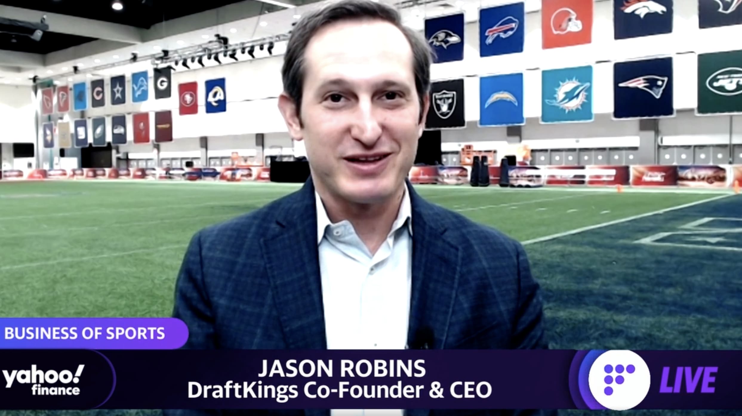 Vast majority' of Super Bowl sports betting is in the illegal market,  DraftKings CEO says