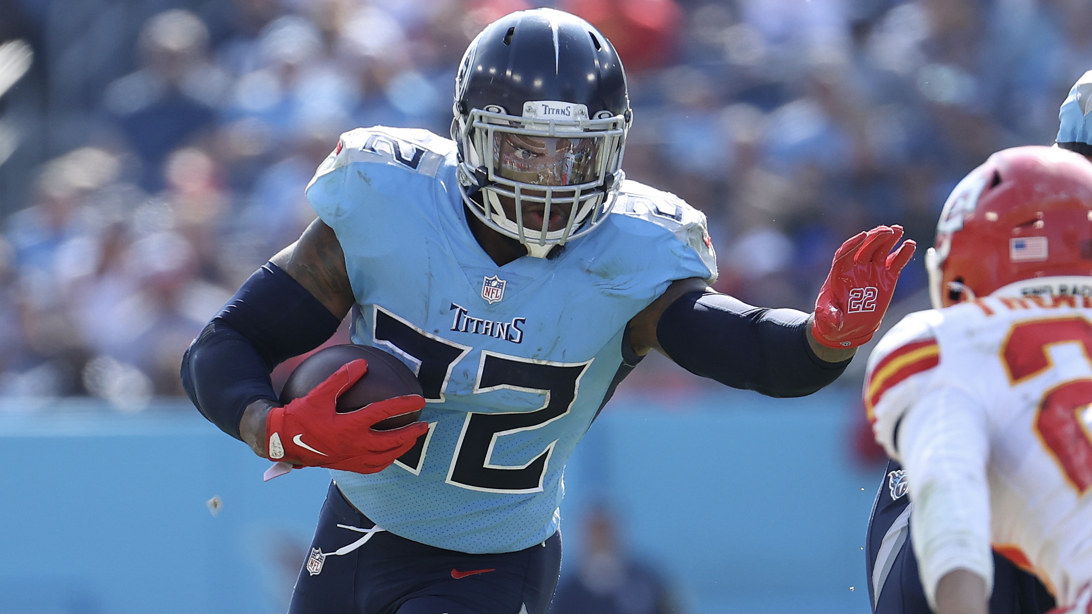 Derrick Henry on Super Bowl Radio Row: 'I want to stay with the Tennessee  Titans'