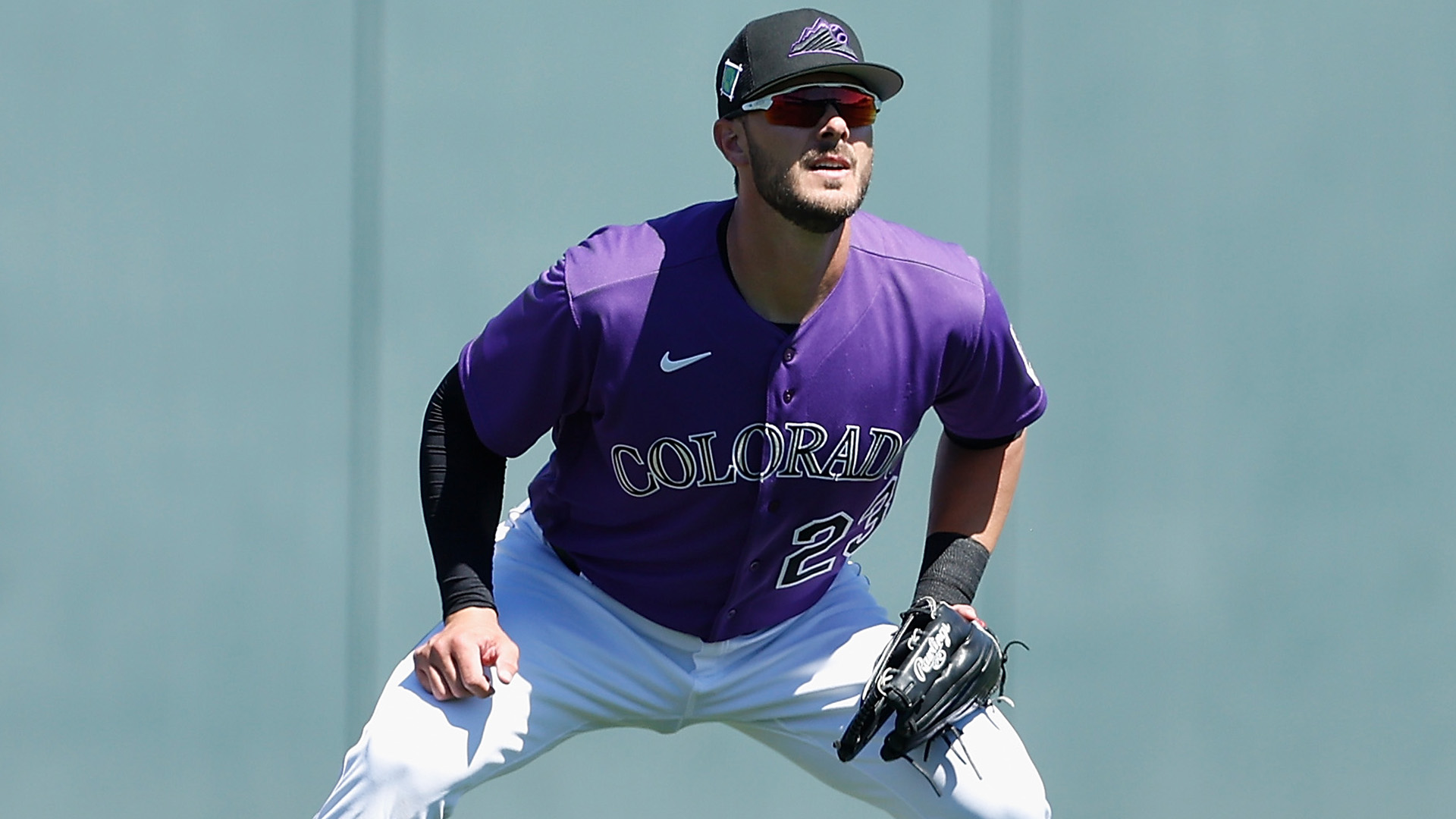 Rockies' pitchers show off basketball jerseys