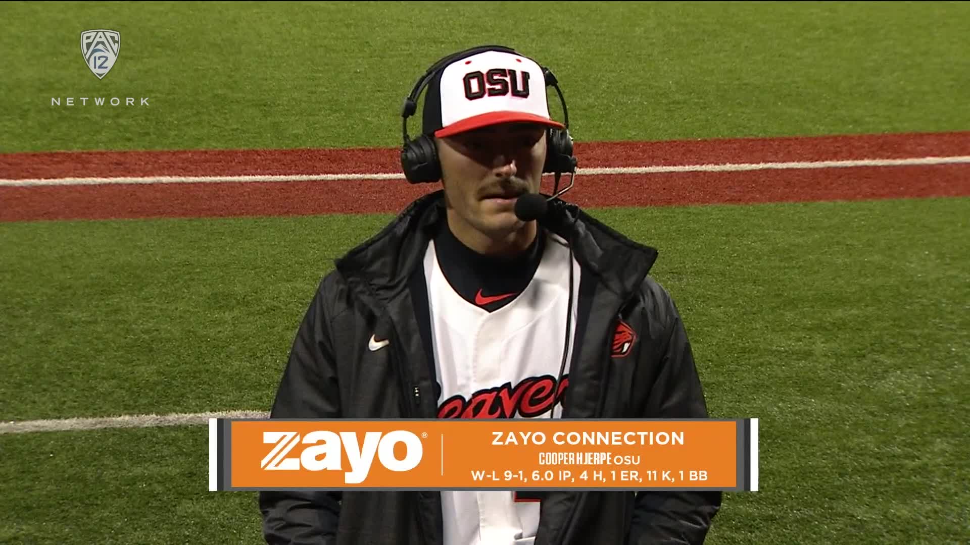 Oregon State ace Cooper Hjerpe explains how he overcame rain delay to  dominate Ducks