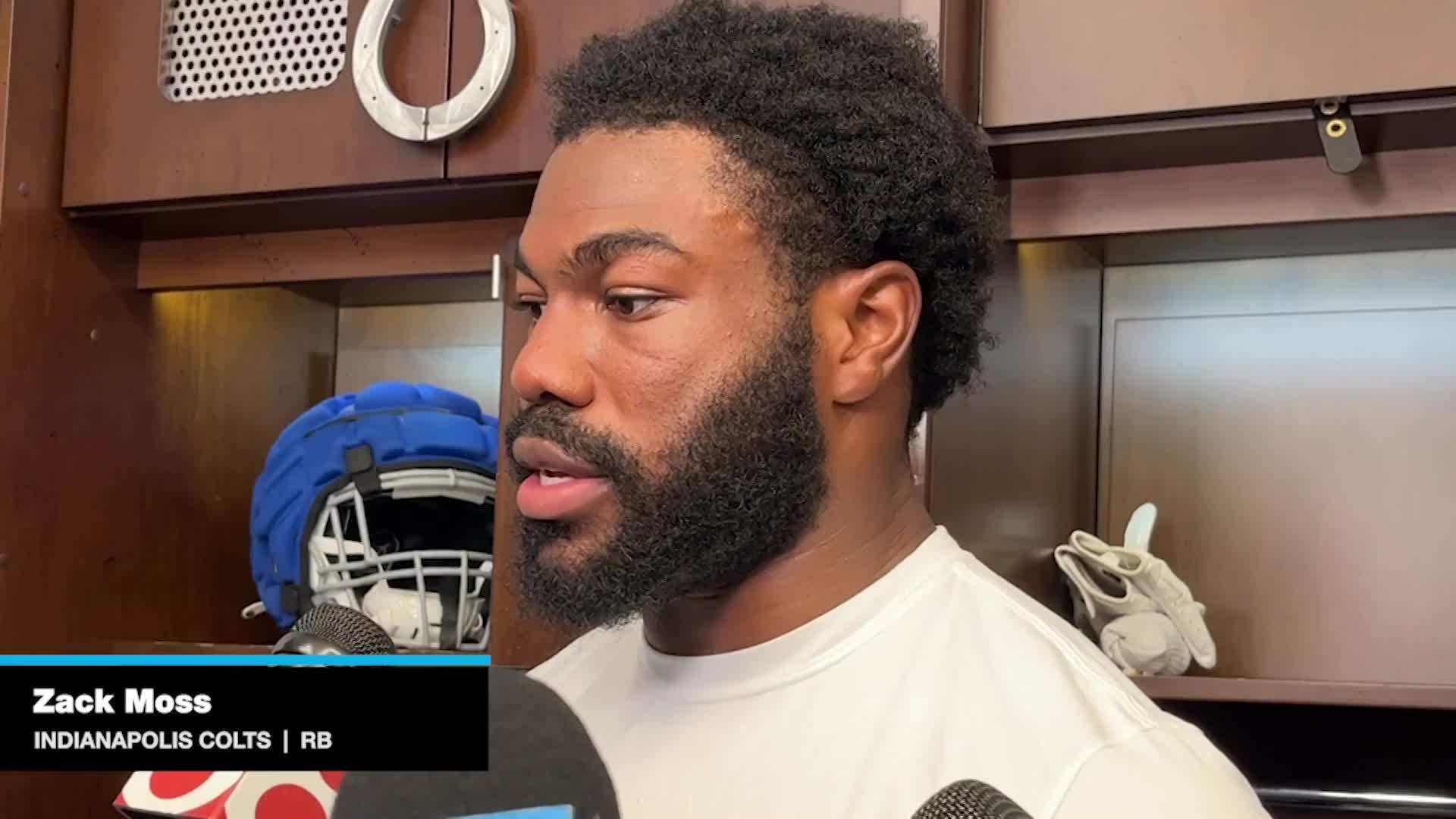 Zack Moss making most of opportunity with Colts