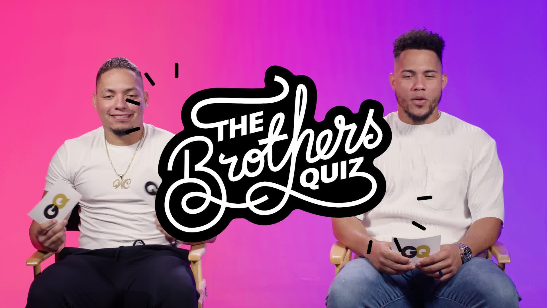 Watch MLB's Willson & William Contreras Take a Brothers Quiz