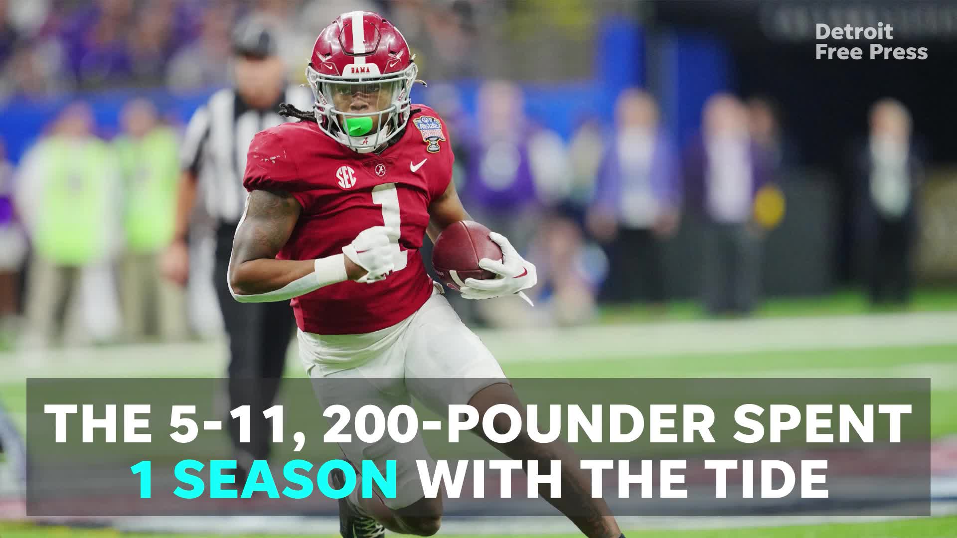 Meet the Detroit Lions' top 2023 NFL draft pick: RB Jahmyr Gibbs, Alabama