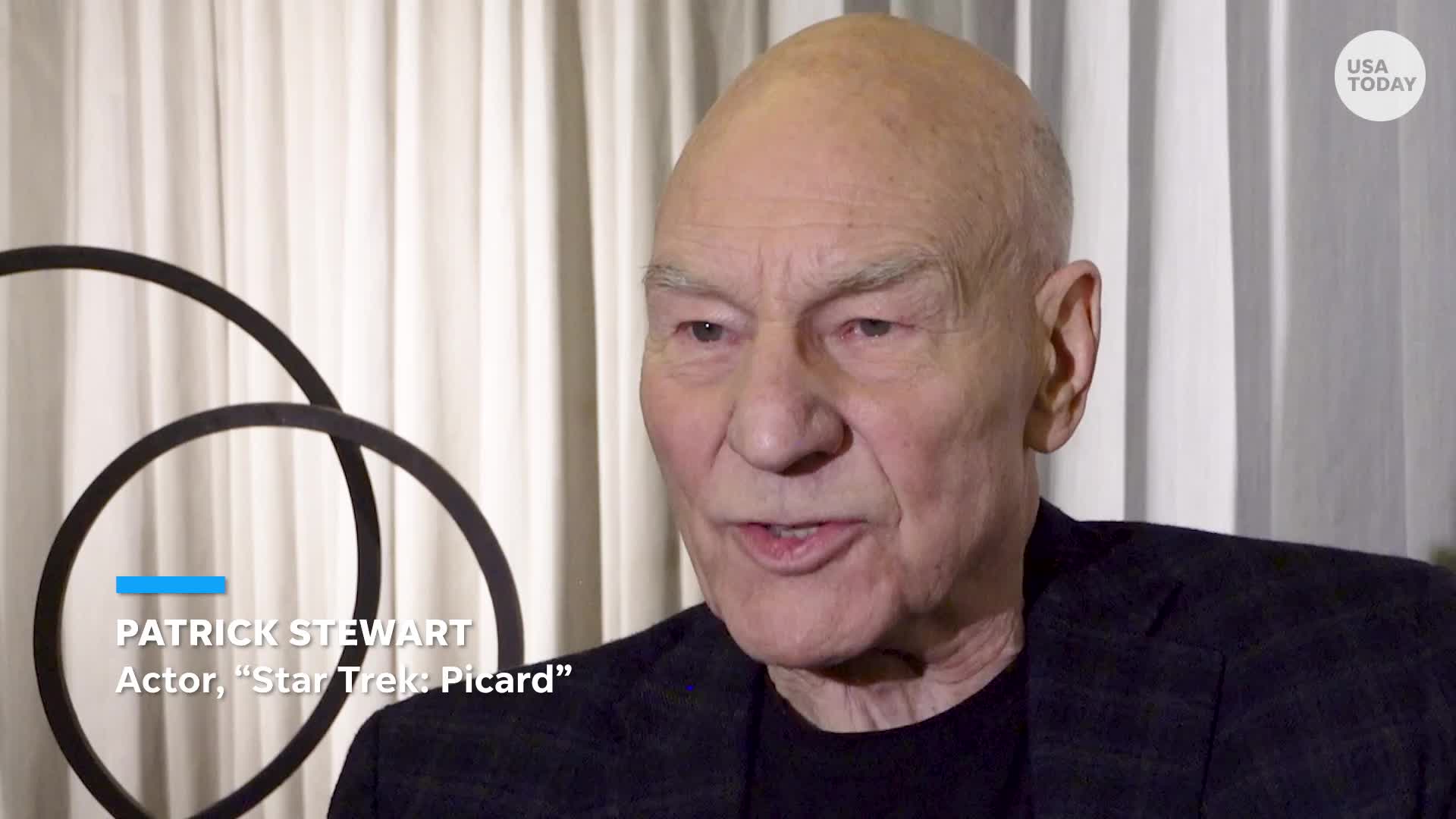 Is This Patrick Stewart Auditioning for 'Star Trek' in a Hairpiece?