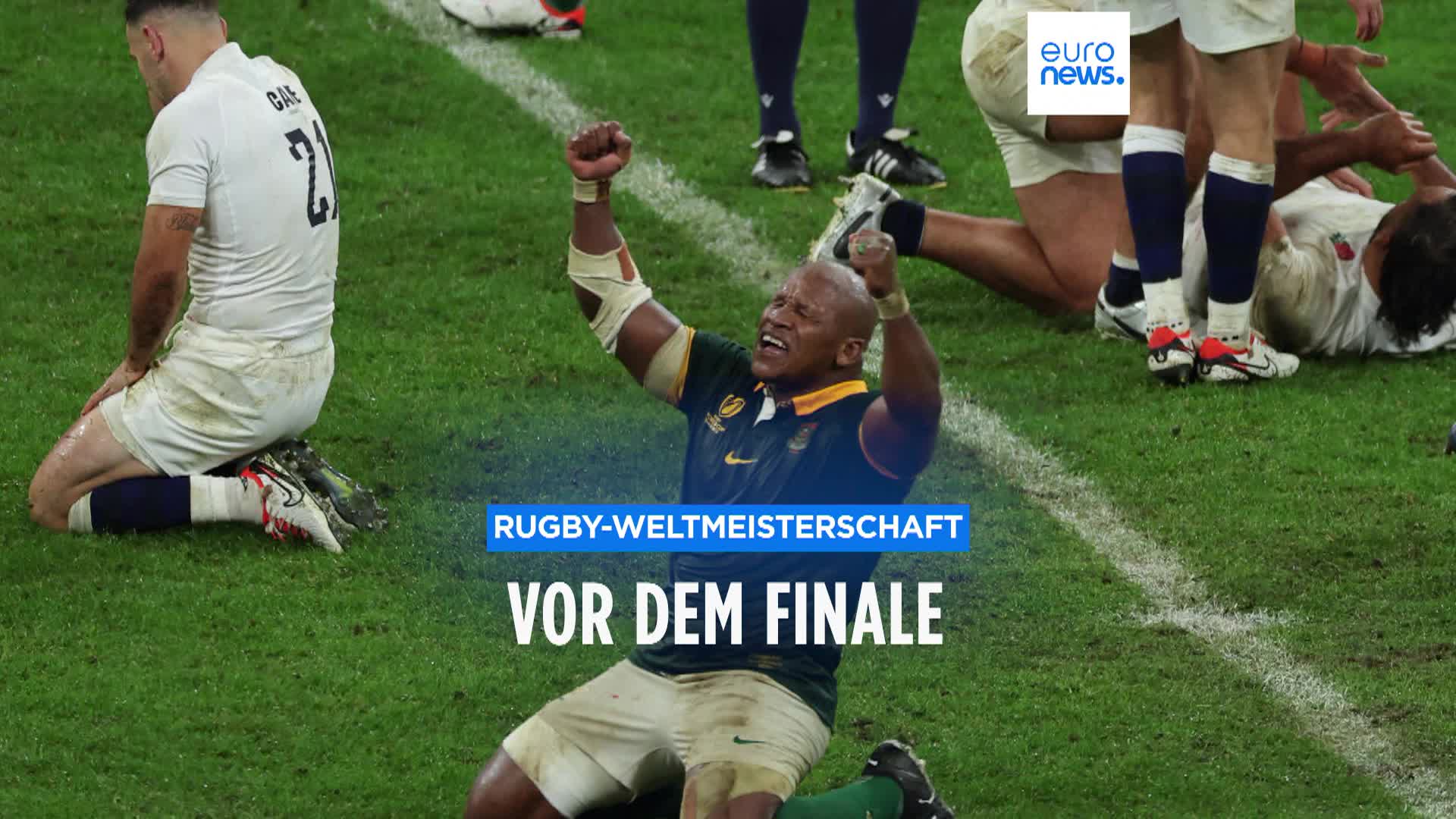 Finale der Rugby-WM 2023 Springboks gegen All Blacks