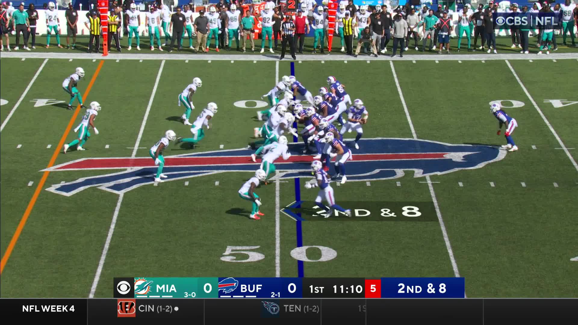 Hat-trick TD! Stefon Diggs' filthy route sparks WR's third score of game, Bills vs. Dolphins