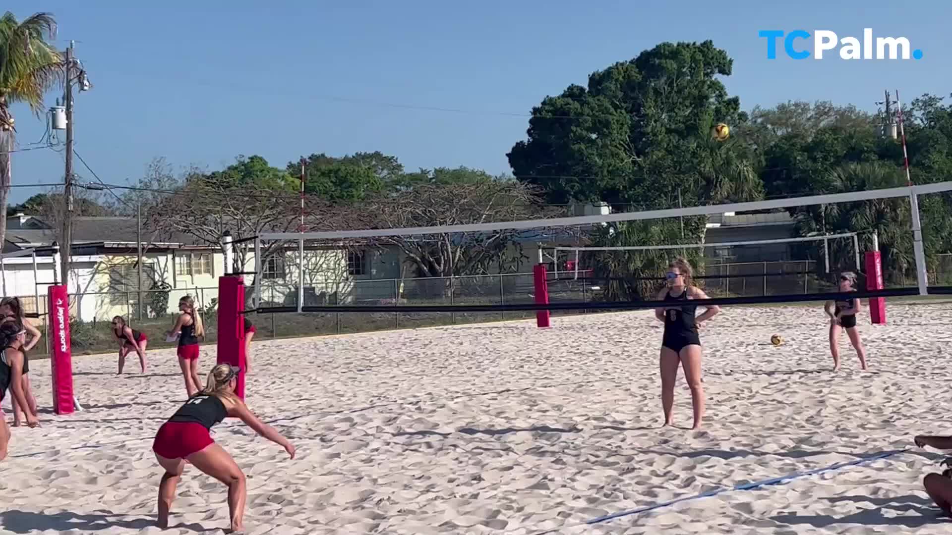 Vero Beach beach volleyball hosts Central, Jensen Beach