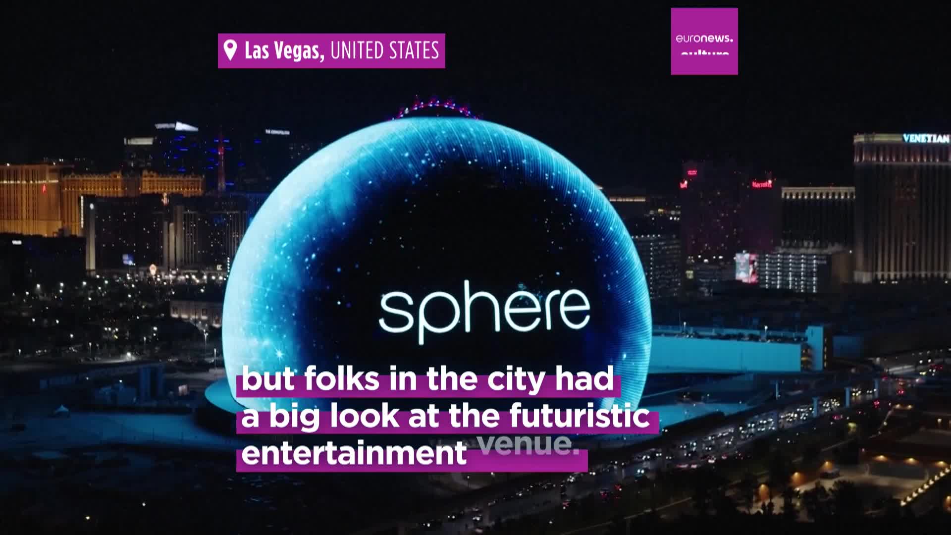 This futuristic entertainment venue in Las Vegas is the world's