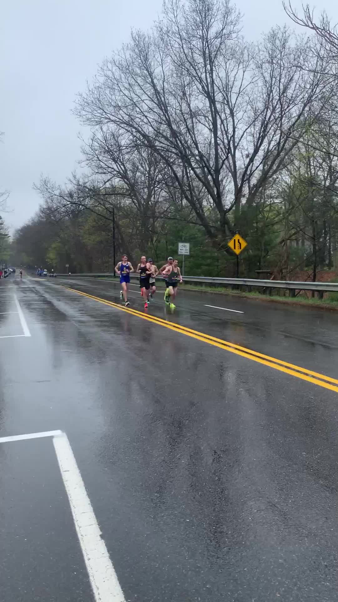 Andrew McCann of RI runs 2023 Boston Marathon