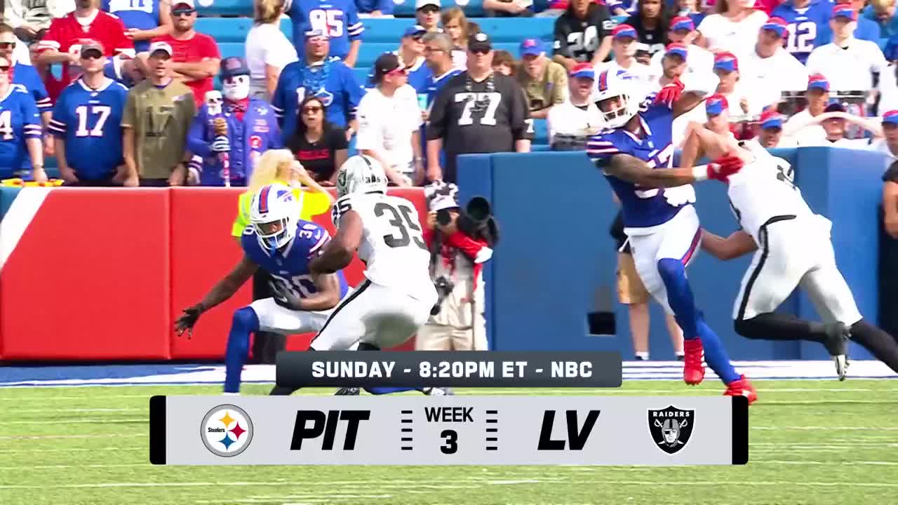 Steelers vs. Raiders preview Week 3