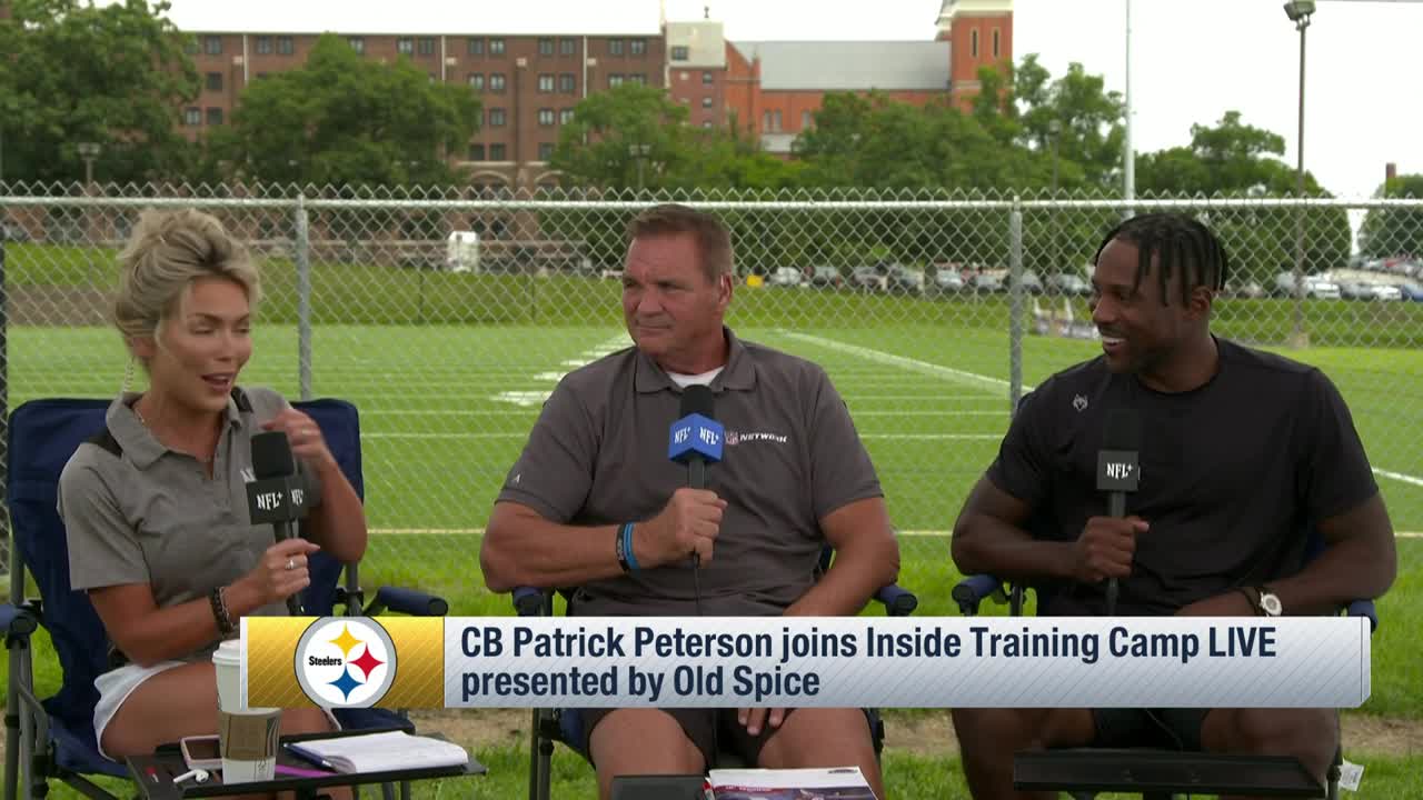 Patrick Peterson joins 'Inside Training Camp Live' to discuss Steelers  practices