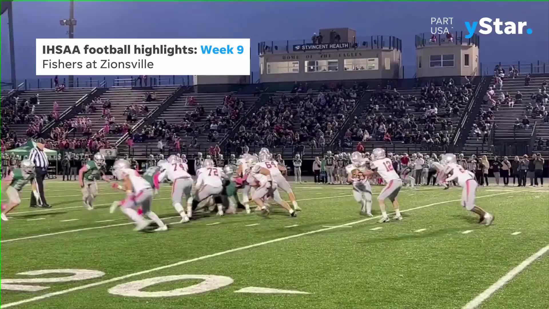 atlet Fremragende Twisted IHSAA football highlights: Fishers 37, Zionsville 7