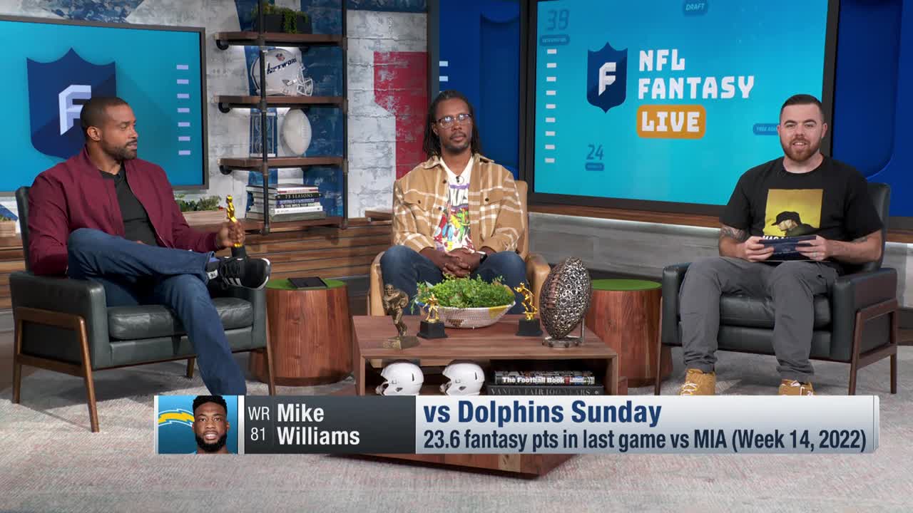 Projecting Mike Williams' Week 1 output vs. Dolphins 'NFL Fantasy Live