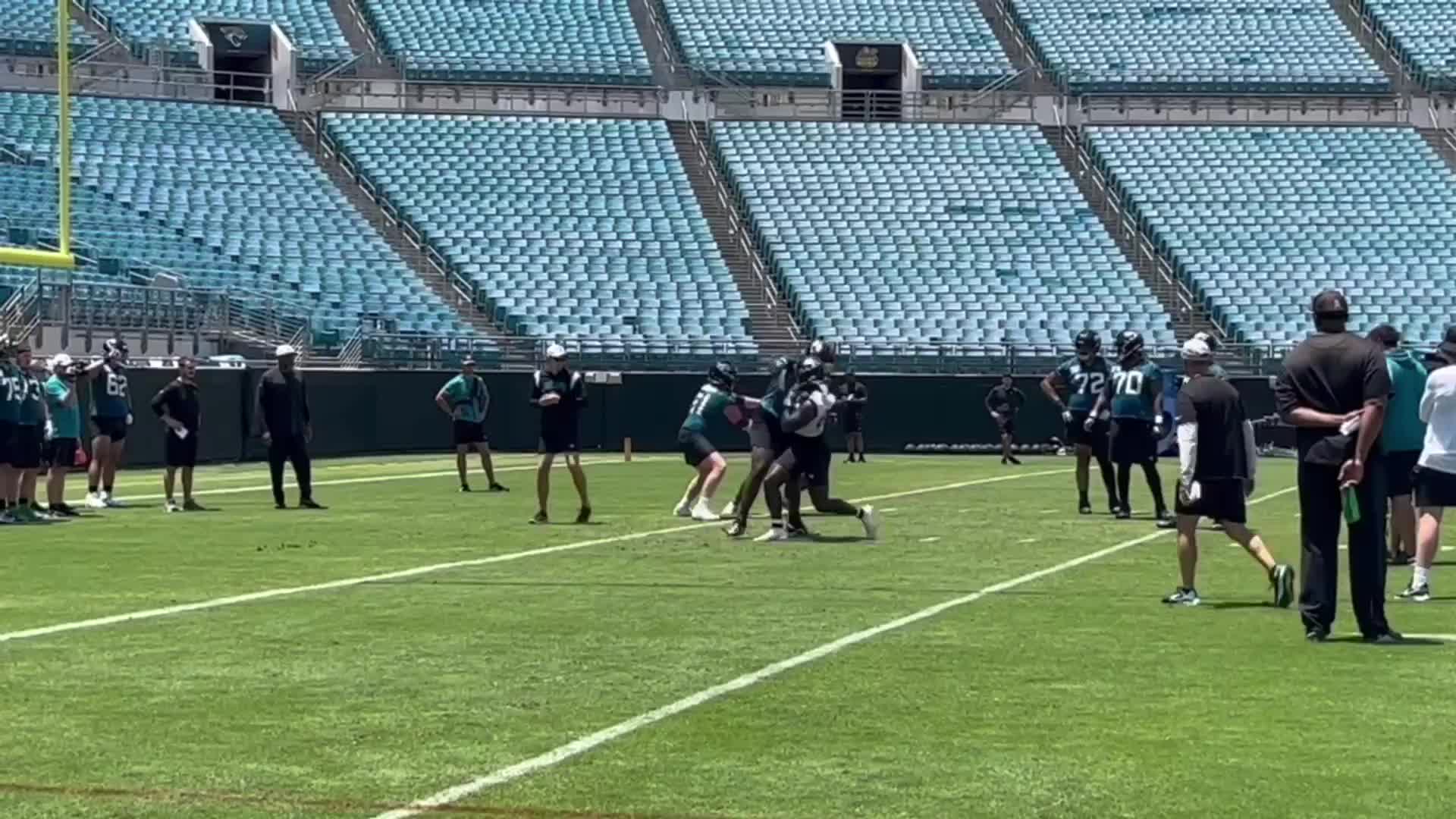 WATCH: Jaguars hold rookie minicamp after NFL Draft at TIAA Bank Field