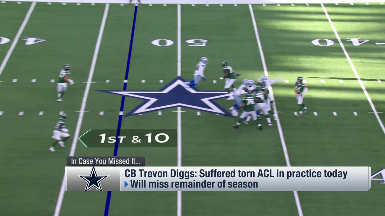 Cowboys CB Trevon Diggs suffers torn ACL in practice, out for