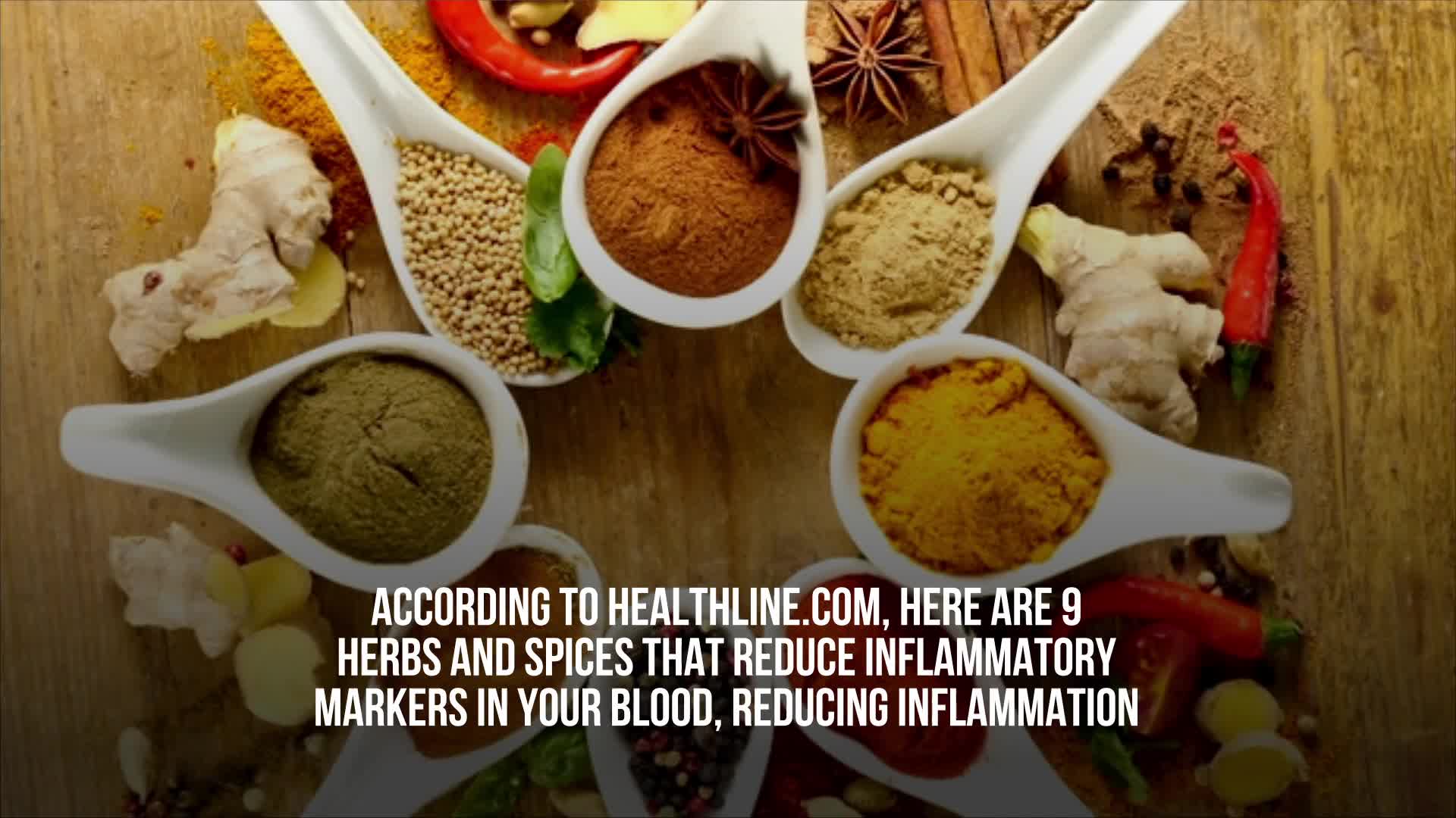 These Herbs and Spices Will Help Reduce Inflammation