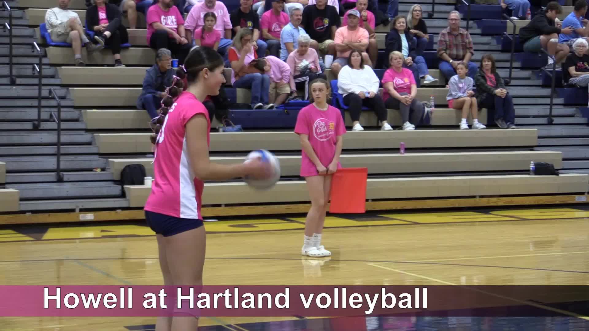 Watch Howell-Hartland volleyball highlights, hear post-match reaction