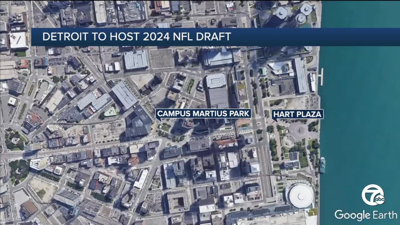 Detroit to host 2024 NFL draft, with events all over downtown