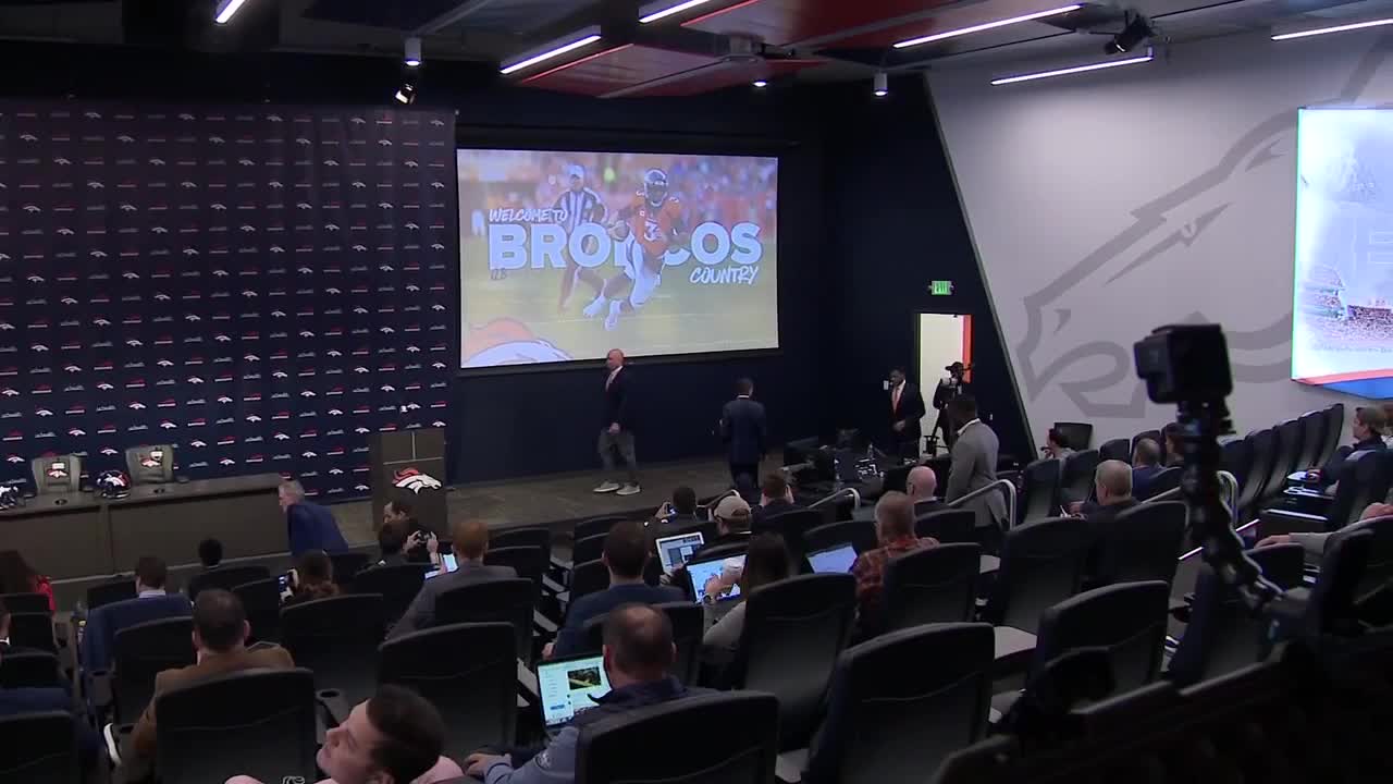 'Broncos Country, let's ride': Broncos formally introduce Russell Wilson as  new quarterback 