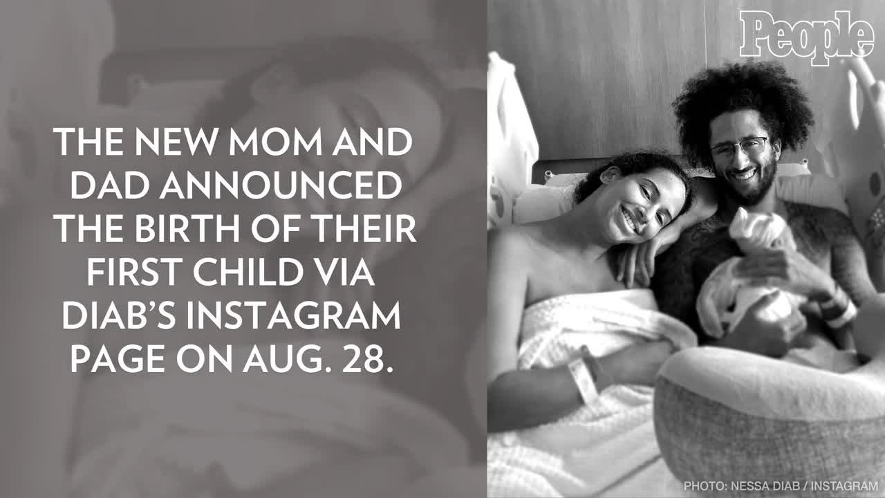 Colin Kaepernick and Nessa announce their newborn baby