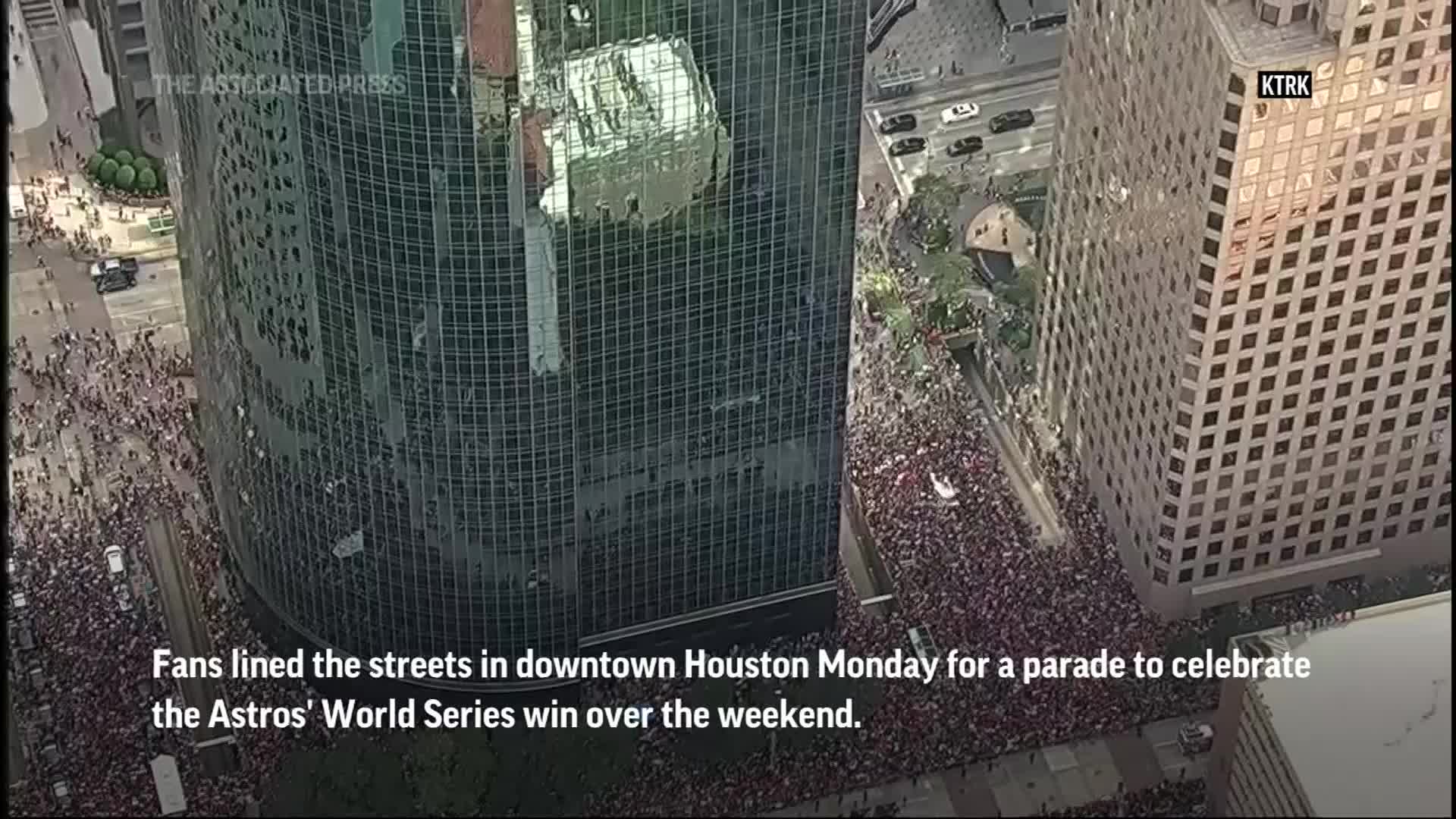Houston Astros 2022 World Series Parade Downtown Pictures