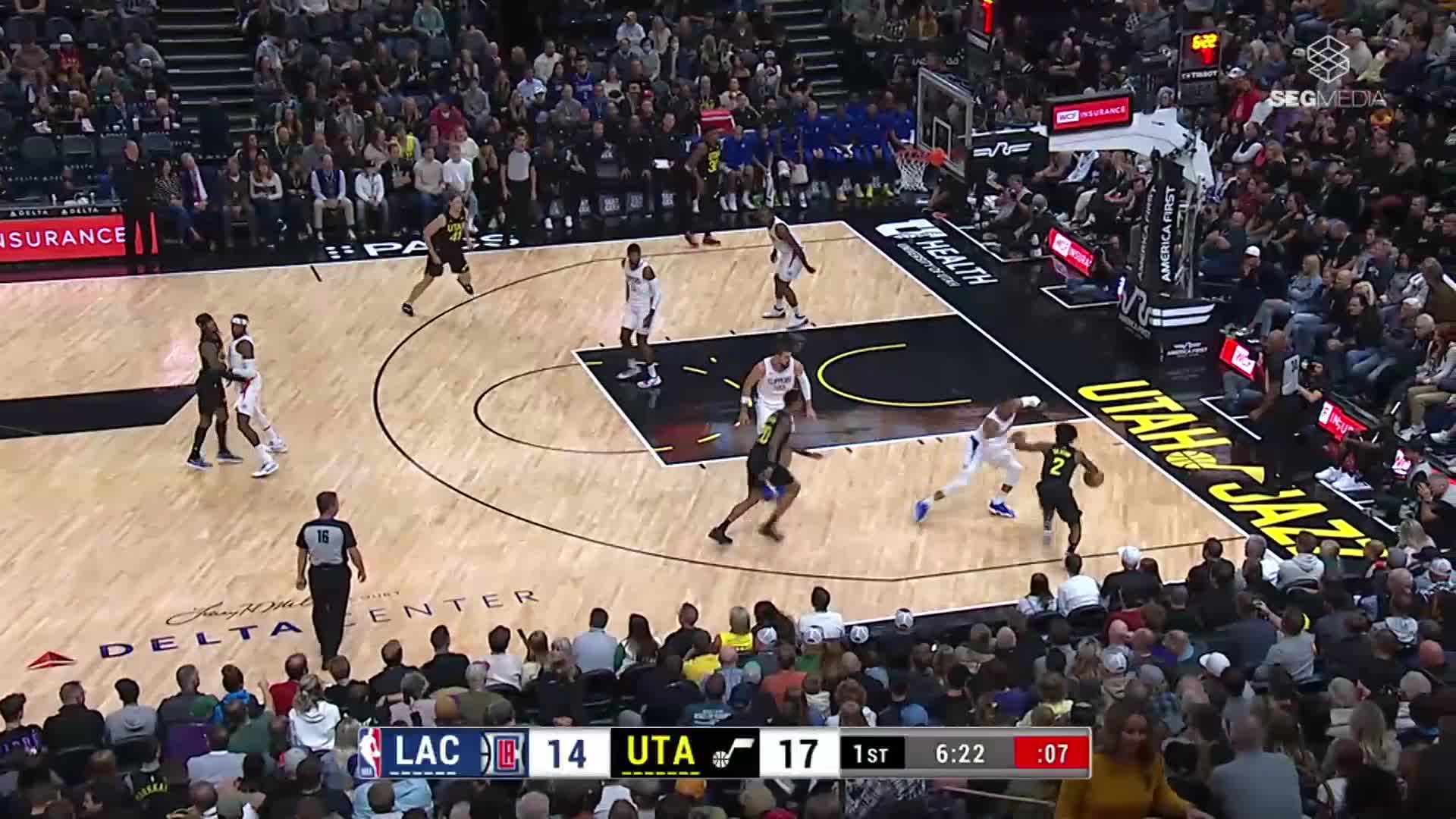 Points and Highlights Utah Jazz 120-118 Los Angeles Clippers in NBA