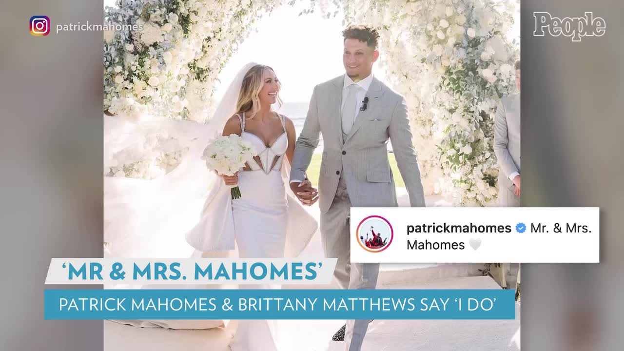 Patrick Mahomes' mom shares throwback photo for his wedding