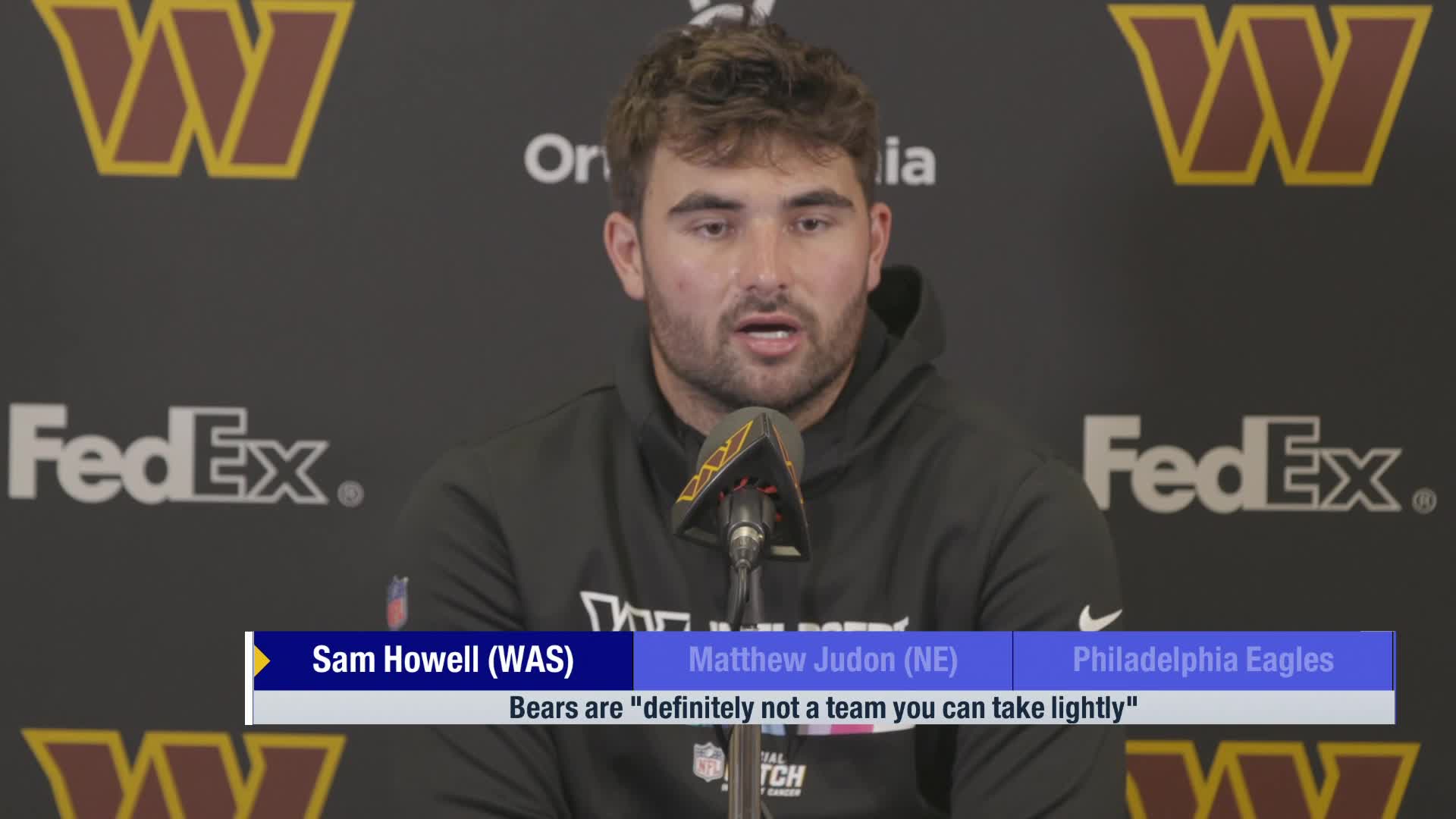 Commanders: Sam Howell's truth bomb ahead of Bears game will wake up  teammates