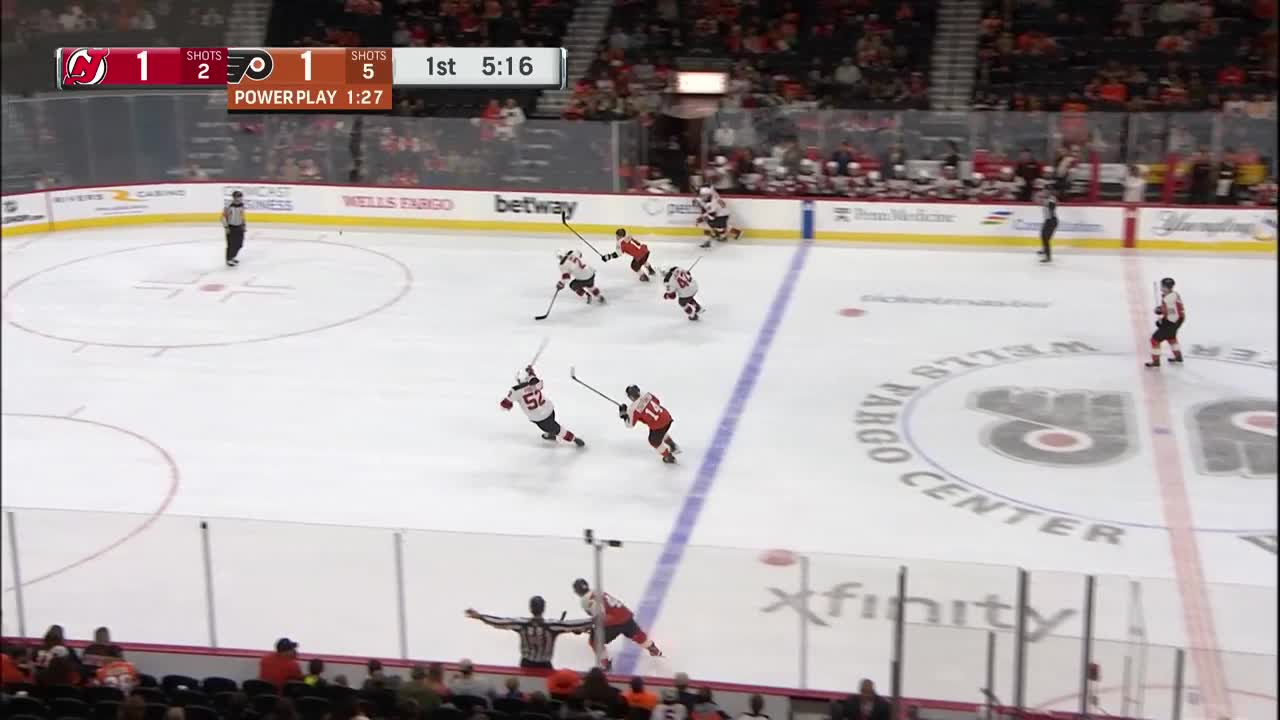 a Spectacular Goalie Save from Philadelphia Flyers vs